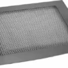Photographed on a white background, the Isomac 000186 Drip Tray Grill/Cover (used) features a diamond-patterned rectangular metal mesh center and a solid outer frame—perfect as a replacement for your Isomac drip tray. © 2025 1st-line.com