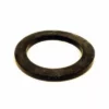 Isomac 000331 Grouphead Portafilter Gasket for Super Giada, black rubber, circular with a center hole, displayed on a plain white background. © 2025 1st-line.com