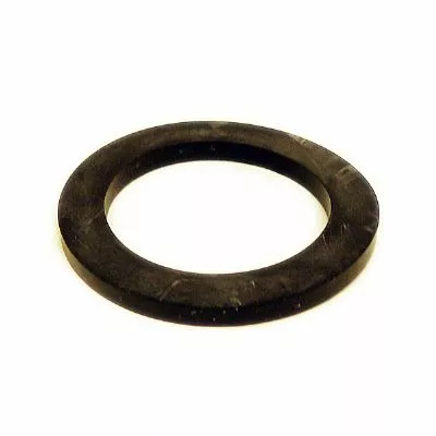 Isomac 000331 Grouphead Portafilter Gasket for Super Giada, black rubber, circular with a center hole, displayed on a plain white background. © 2025 1st-line.com