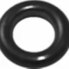 The Isomac 000336 O-Ring (OR Lancia No. 40) is a black rubber ring for the steam pipe and valve stem on Isomac Venus and Super Giada machines, shown with a smooth, shiny finish against a white background. © 2025 1st-line.com