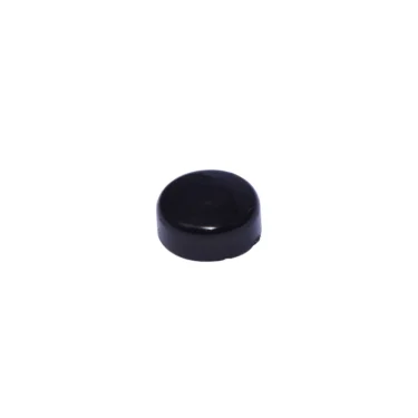 A black, round Isomac 000677a Tank/Reservoir Switch Cap rests on a plain white background. © 2025 1st-line.com