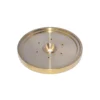 A round, flat brass Isomac 000802 Upper Shower Holder with a central hole and multiple smaller holes around it, shown against a white background. © 2025 1st-line.com