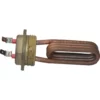 The Fiorenzato A2100309 Boiler Element 115V 900W 1-1/4 is a metal, U-shaped heating element with a threaded base and two terminals, showing oxidation. Its suitable for use in water heaters and similar appliances. © 2025 1st-line.com