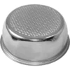 A close-up of the Lelit MC002 2-Cup 57mm Filter Basket, designed for espresso machines, showing its perforated grid-like surface. © 2025 1st-line.com