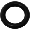 A close-up of the Lelit MC044 Steam Wand O-ring - 6.07 x 1.78 shows its black rubber, circular shape against a white background. © 2025 1st-line.com