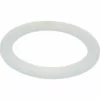 The Lelit MC047Sil 57mm Silicone Portafilter / Grouphead Gasket for PL41 is a white, circular gasket shown from above on a plain white background. © 2025 1st-line.com