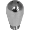The DISCONTINUED Lelit MC2200057 2-Hole Steam Wand Tip w/ O-rings is a stainless steel, bulb-shaped tip with threaded base and two small holes, suitable for industrial or cleaning use. © 2025 1st-line.com