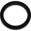 The Lelit MC752-6 Grouphead / Portafilter Gasket is a black circular rubber gasket shown from above against a white background. © 2025 1st-line.com
