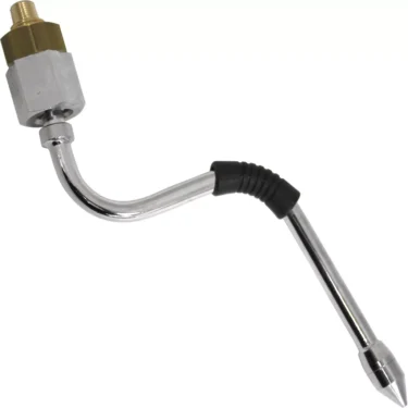 The Lelit MC779 Steam Wand, featuring a metal body, bent nozzle, brass connector, and black grip section, is shown against a white background. © 2025 1st-line.com