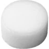 A close-up image of a single, round, white La Nuova Era NE9V03380 Seal 7x3mm PTFE with a smooth surface, photographed against a plain white background—similar to a detailed product shot. © 2025 1st-line.com