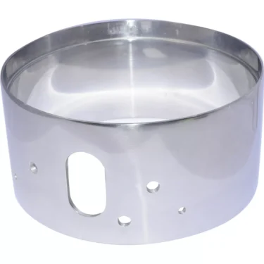 The Quamar 170111 Doser Ring is a silver circular ring with holes. © 2025 1st-line.com