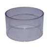 The Quamar Sight Glass - T48 is a transparent, cylindrical plastic container without a lid, shown against a white background. © 2025 1st-line.com