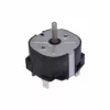 A compact black and silver electric motor with a central shaft and three prongs, compatible with the Mazzer S000INA02 2 Pole Time Switch, shown against a white background. © 2025 1st-line.com