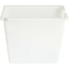 A plain, white, rectangular plastic Rancilio 38-123-012 Water Tank / Reservoir - Silvia, S24 with slightly rounded edges and a smooth surface, viewed from the front. © 2025 1st-line.com