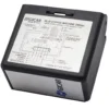 A black and gray Gicar Brain Unit - 9.1.41.97G 01, 240V (ACS Ventus VEN0002), rectangular with a wiring diagram and technical details for 240V on the top label, is marked “MADE IN ITALY.”. © 2025 1st-line.com