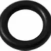 A black, circular Elektra 02545035 Steam Wand O-ring is shown from above on a plain white background. © 2025 1st-line.com