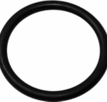 A black, circular La Pavoni Rubber Gasket is displayed against a white background. © 2025 1st-line.com