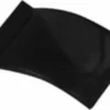 A black, flexible plastic squeegee with a curved edge, perfect for decals or window film, and useful for maintaining the Grimac Spring for Steam Water Knob on Grimac Espresso Machines. © 2025 1st-line.com