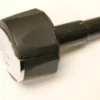 A black, hexagonal wheel lock key tool with a metallic tip is ideal for installing or removing the Rancilio 10060186 Steam Knob, shown on a plain white background. © 2025 1st-line.com