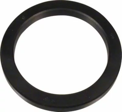 A black metal flat washer ring with a smooth surface, seen from above on a white background—like the La Cimbali Portafilter Gasket 8.5mm for Cimbali M20. © 2025 1st-line.com