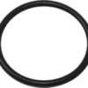 A black Rancilio 36404040 O-Ring for Rancilio Silvia (pod adapter) is shown on a white background. This circular rubber ring serves as a mechanical gasket or seal. © 2025 1st-line.com