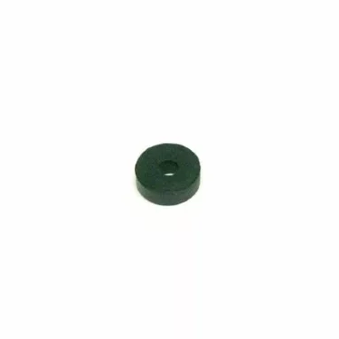 A black, round Fiorenzato A1200160 Gasket O-Ring with a central hole is shown on a plain white background. © 2025 1st-line.com
