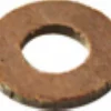 A close-up image of the La Cimbali SS Flex-Tube Gasket 1/8, a circular metal washer with a central hole. © 2025 1st-line.com