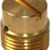 A close-up of a brass screw with a slotted head and threaded body, like those found in the Grimac MiniGrimac Seat for Showerhead Spring. © 2025 1st-line.com