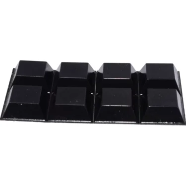 A close-up of a dark chocolate bar with eight rectangular segments, its smooth surface resembling the finish of an ECM B7474212 Dampener (1 unit), arranged neatly against a white background. © 2025 1st-line.com