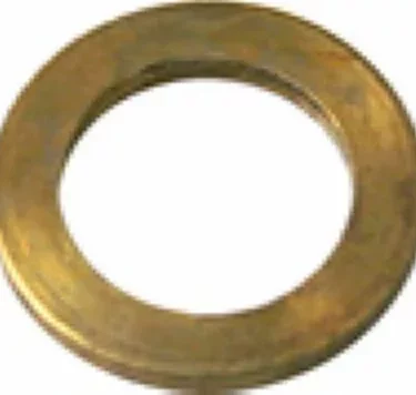 A close-up of a La Pavoni Metal Washer, featuring a circular shape and central hole, displayed against a plain background. The metal washer has a brass-colored appearance. © 2025 1st-line.com