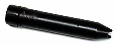 A close-up of a Saeco Panarello Frothing Attachment, a black cylindrical object with a tapered, pointed end, shown against a white background. © 2025 1st-line.com