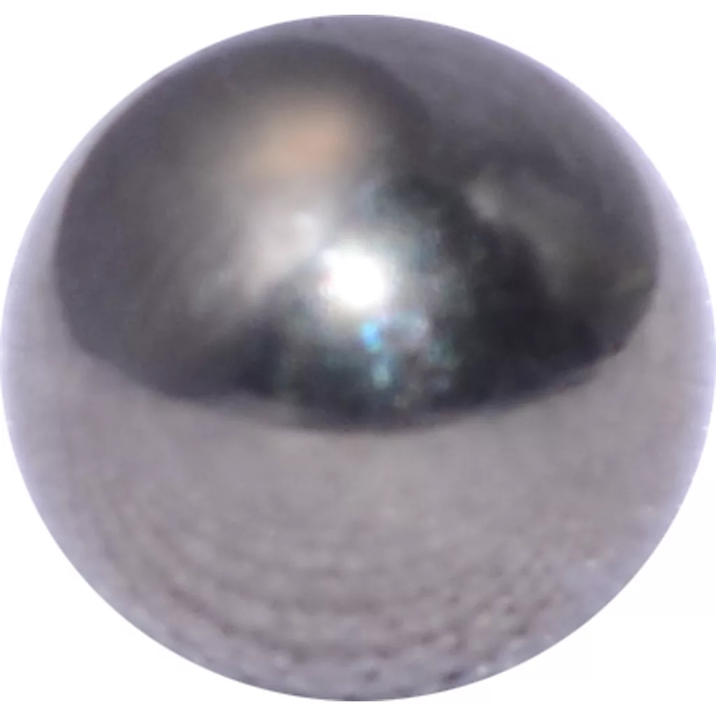 A close-up of a shiny ball bearing reflecting light on its smooth surface, similar to the polished finish of the DISCONTINUED ECM B5471509 Water Tank Adapter Ball. © 2025 1st-line.com