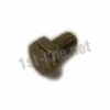 A close-up of an Elektra 00147035 Brass Screw M 6x10 with a hex head, shown against a white background and featuring the 1st-line.net watermark across the image. © 2025 1st-line.com