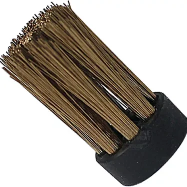 A close-up of Joe Frex/Concept Art Replacement Bristles for Steam Powered Brush—wire bristles with a black cylindrical base, ideal for cleaning or polishing surfaces. © 2025 1st-line.com