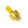 A close-up of the Bezzera 7479943 Assembly Relief Valve for Mitica, featuring a small gold-colored hexagonal head and cylindrical body, photographed against a white background. © 2025 1st-line.com