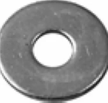 A close-up of the Elektra 00076035 Hopper Lid Washer, featuring a circular design with a central hole, typically used in Elektra construction or mechanical assemblies. © 2025 1st-line.com