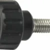 A close-up of the Elektra 00275035 Water Tank/Reservoir Screw, featuring a textured black plastic knob head designed for tool-free fastening and adjustments in water tanks. © 2025 1st-line.com