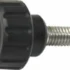 A close-up of the Elektra 00275035 Water Tank/Reservoir Screw, featuring a textured black plastic knob head designed for tool-free fastening and adjustments in water tanks. © 2025 1st-line.com