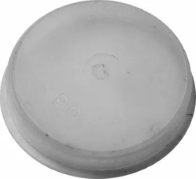 A close-up of the Elektra 00676035 Water Tank / Reservoir Cap—round, flat, and gray with a raised edge—viewed from above; compatible with Elektra water tank models requiring part 00676035. © 2025 1st-line.com