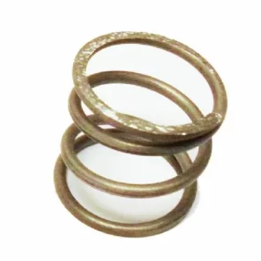 A close-up of the Elektra 01242035 Spring for Grouphead displays a metal compression coil with three visible loops, standing vertically against a white background. © 2025 1st-line.com