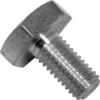 A close-up of the Fiorenzato A2800101 M8x20 Screw, featuring a metallic threaded shaft and hexagonal head, positioned diagonally against a white background. © 2025 1st-line.com