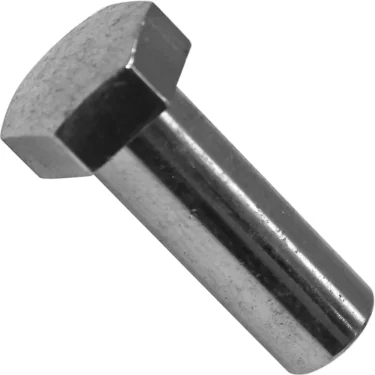 A close-up of the Grimac Holding Nut for Cam/Lever on Faema Grouphead, featuring a shiny metallic hexagonal head and smooth cylindrical body, displayed against a plain white background. © 2025 1st-line.com