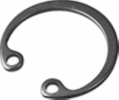 A close-up of the La Pavoni Metal C-Clip, featuring an open end and two small holes near the tips, designed to secure parts on a shaft or inside a bore. © 2025 1st-line.com