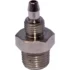 A close-up of the Pasquini T-2 Livietta Press Union Fitting, a metallic part with a hexagonal nut center, threaded ends, and a small top nozzle, shown isolated on a white background. © 2025 1st-line.com