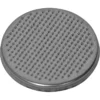 A close-up of the Ponte Vecchio 880-F4203 Shower/Dispersion Screen, a round metal disk featuring numerous small holes and raised bumps. © 2025 1st-line.com