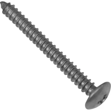 A close-up of the Rancilio 37154239 Screw for Panel System, showcasing its flat round head and sharp threaded body, isolated on a white background. © 2025 1st-line.com