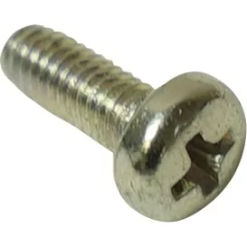 A close-up of the Rancilio 37173007 Cam Spring Screw, showing its silver Phillips round pan head and threaded body, resting on a white background. © 2025 1st-line.com