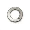 A close-up of the Rancilio 37420800 Elastic Washer Diameter 8, a circular metal split lock washer with slightly offset ends, designed to prevent loosening of nuts and bolts, shown on a plain white background. © 2025 1st-line.com