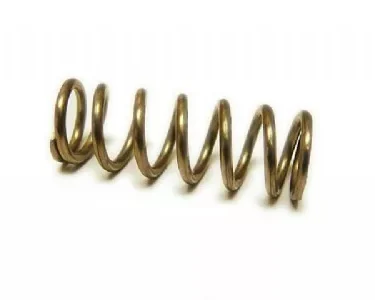 A close-up of the VBM MOLLTUVA Steam Pipe Spring lying horizontally on a white background, designed for use in steam pipes. The spring has a metallic appearance. © 2025 1st-line.com