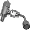 A close-up of the VBM RACCRUBDOACCR Valve and Wand for Hot Water Assembly, featuring a threaded end, angled pipe, and mesh-covered nozzle, displayed against a white background. © 2025 1st-line.com
